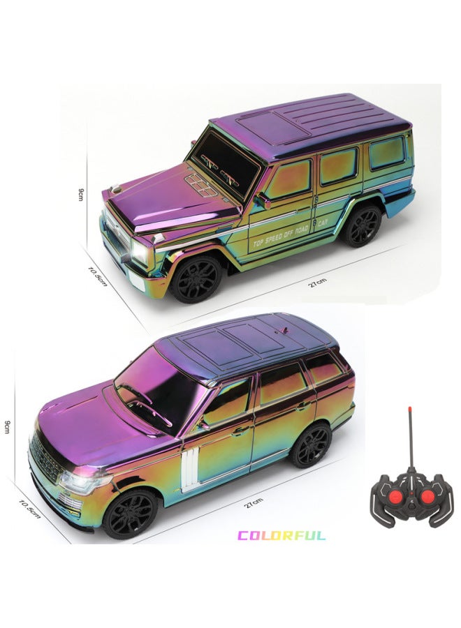 Children's Four-way Remote Control Car Wireless Light Remote Control Car 1:16 Simulation Off-road Vehicle Model Toy Product-Color:182 As Shown In The Picture-Scale:1:16 - Image 2