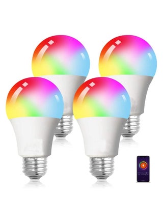 Led Smart Bulb, Rgb Color-changing Wifi Bulb, Compatible with Alexa and Google Home Assistant, No Hub Required, Suitable for Home Decoration, Bedroom, Stage, Party, Etc. (4 Packs) - pzsku/ZCF1A0EB9748D62A9E13BZ/45/_/1673492902/655df74c-0424-4124-9a8a-3126a80b936f