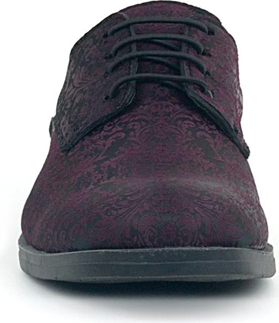 راكربلاس Claret Red Laced Suit Classic Kids Shoes