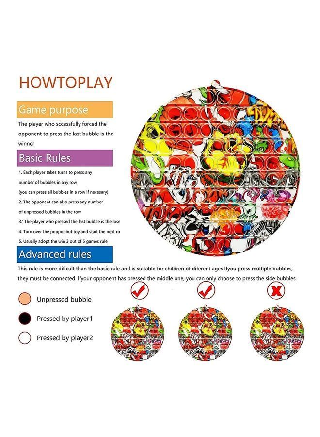 NIBEMINENT Big Size Pop it Push Bubble Sensory Fidget Toy - Image 2