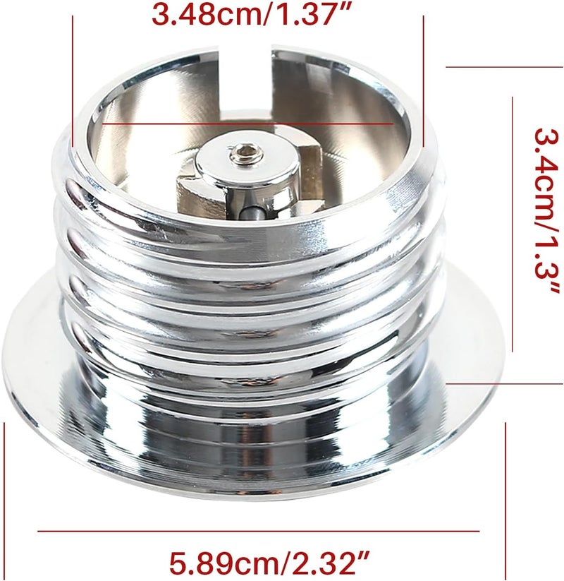 POSENG Fuel Tank Pop-up Gas Cap Vented Flush Mount Compatible with Harley Davidson (1982-2018) - Image 3