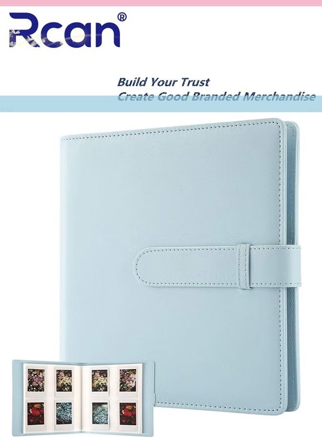 Rcan Pieces Of Moment Mini Book Album 256 Pockets Photo Album for Fujifilm Instax Mini 11 90 70 50S 26 25 9 8+ 8 7S Instant Camera Blue - Image 1