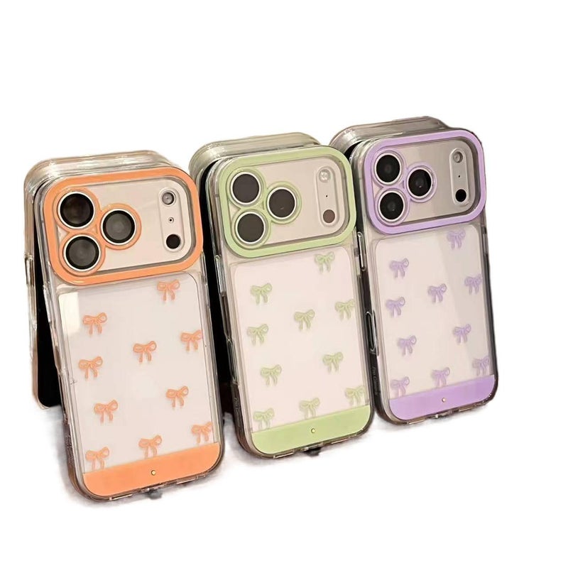 غطاء واقي بPC لـ iPhone 11 مع مقاوم للصدمات وحماية من السقوط مع مقاوم للصدمات مع تصميم فيونكة مع مقاوم للخدش باللون Butterfly - Image 5