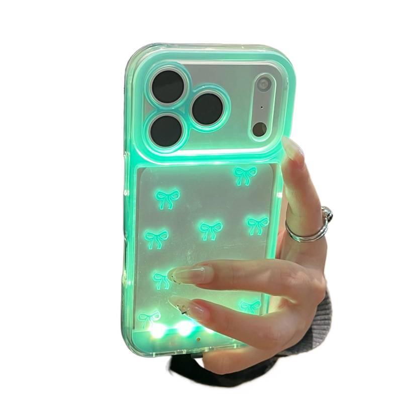 غطاء واقي بPC لـ iPhone 11 مع مقاوم للصدمات وحماية من السقوط مع مقاوم للصدمات مع تصميم فيونكة مع مقاوم للخدش باللون Butterfly - Image 4