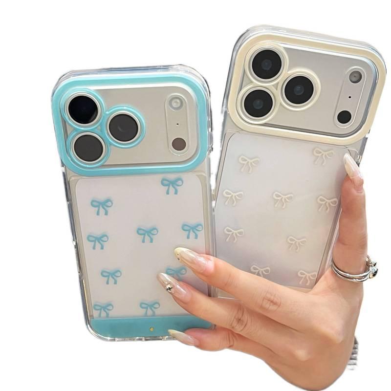 غطاء واقي بPC لـ iPhone 11 مع مقاوم للصدمات وحماية من السقوط مع مقاوم للصدمات مع تصميم فيونكة مع مقاوم للخدش باللون Butterfly - Image 3