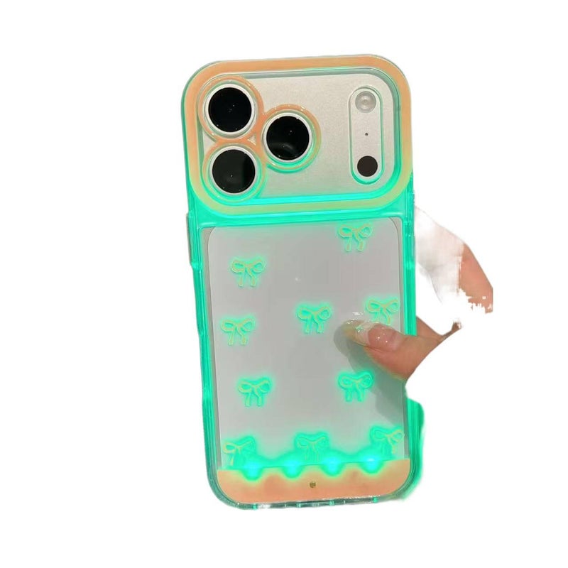 غطاء واقي بPC لـ iPhone 11 مع مقاوم للصدمات وحماية من السقوط مع مقاوم للصدمات مع تصميم فيونكة مع مقاوم للخدش باللون Butterfly - Image 1