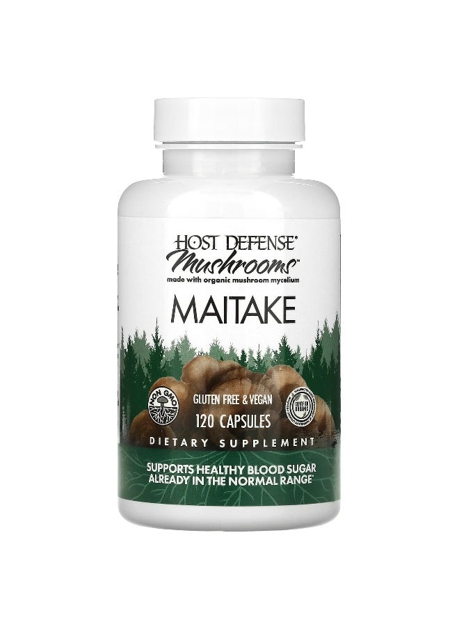 Host Defense Host Defense, Mushrooms, Maitake, 1 g, 120 Capsules  - Image 3