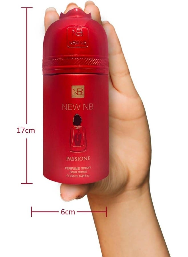 NEW NB Passione Deodorant Perfume for Women – 250ml - Long-Lasting Freshness and Fragrance - Image 3