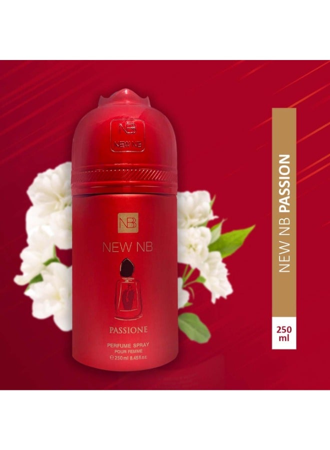 NEW NB Passione Deodorant Perfume for Women – 250ml - Long-Lasting Freshness and Fragrance - Image 2