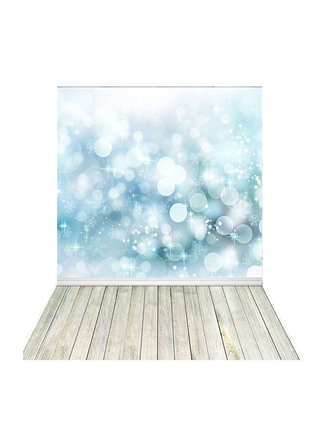 NIBEMINENT Wooden Floor Pattern Background Backdrop Multicolour - Image 1