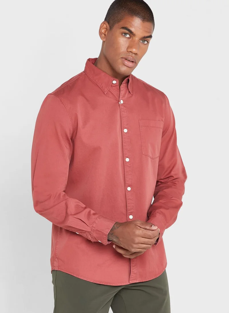 Lee Cooper Essential Spread Collar Shirt