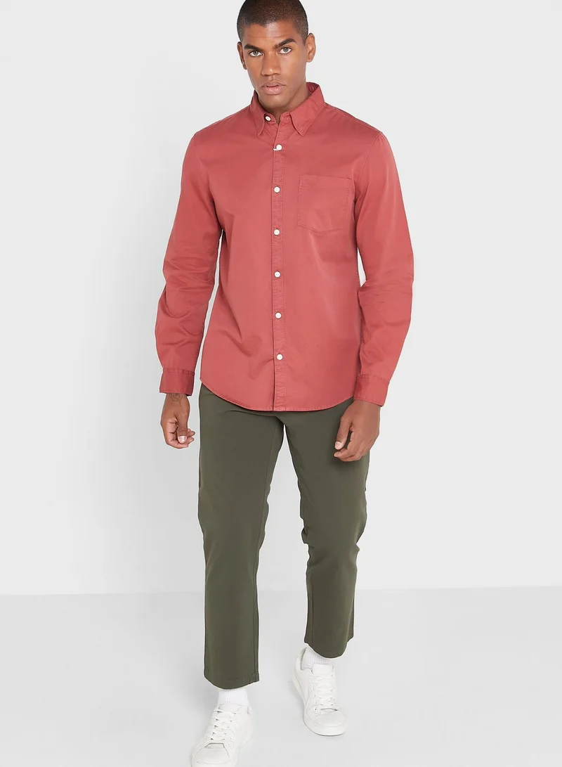 Lee Cooper Essential Spread Collar Shirt