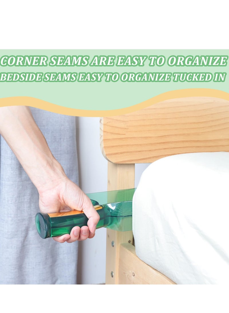 Excefore أداة مساعدة للمراتب، أداة لترتيب وتغيير الملاءة بتصميم رفع وثني، أداة ergonomics لترتيب الملاءات ورفعها لتغيير الملاءات (عبوة من 1) - Image 5