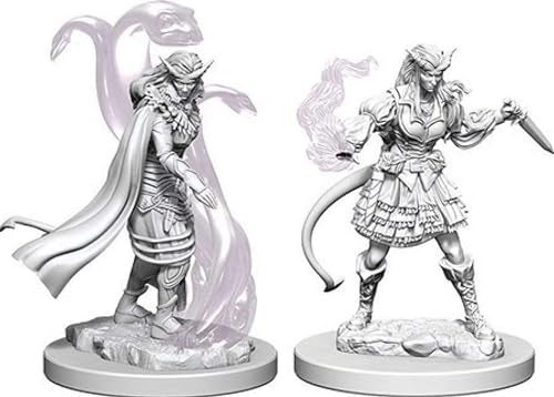 NECA Dd Nolzurs Marvelous Unpainted Tiefling Female Sorcerer - Image 1
