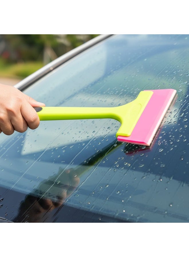 اي جي سي مكشطة احترافية لأفلام السيارات بشفرة مطاطية - أداة تنظيف زجاج بمقبض مانع للانزلاق لزجاج السيارة الأمامي، وتركيب تظليل النوافذ، وزجاج الدش، وتنظيف المرايا - Image 4