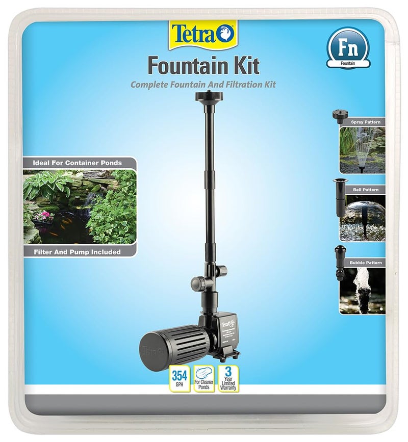 TetraPond 26594 FK3 Filtration Fountain Kits, Under 100 Gallons - Image 1