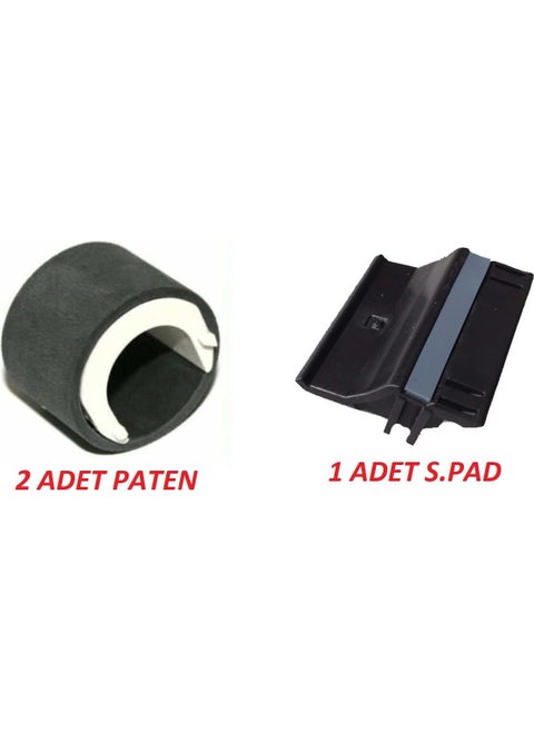 Samsung ml 1610/1640/SCX 4521 F Xerox PE220/3117 Printer Paper Roller 2 Pieces, Separation Pad 1 Piece Paper Pickup Roller Rubber, Pickup Roller