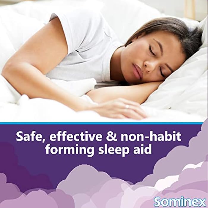Sominex Nighttime Sleep-Aid Tablets, Maximum Strength Formula, Single Dose, Assorted, 16 Count - Image 2