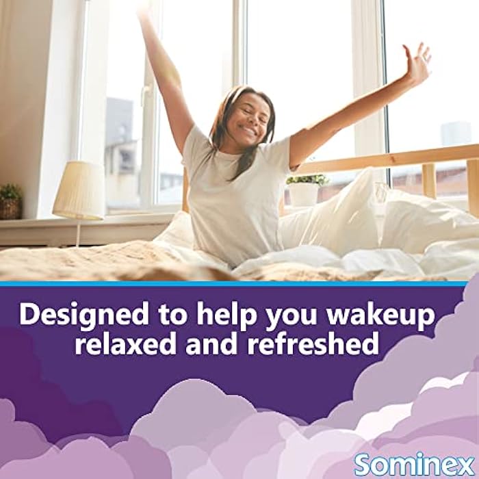 Sominex Nighttime Sleep-Aid Tablets, Maximum Strength Formula, Single Dose, Assorted, 16 Count - Image 3