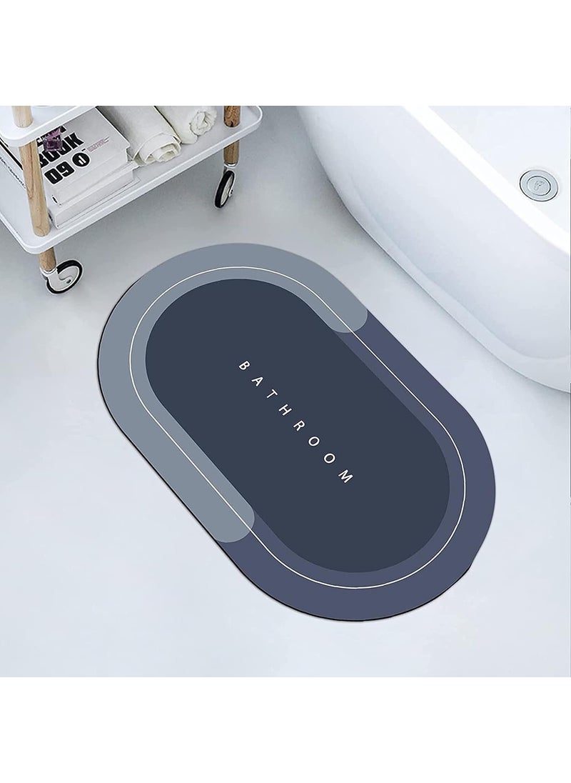 Concepta - Concepta Bathroom MAT,Door Mat, Floor Mat, Bath Mat, Doormat, Bathroom Carpet | Cushion Mat Super Absorbent Soft Carpet, Quick Dry Dirt Barrier for Home, Office (Round) (40x60cm) - Image 1