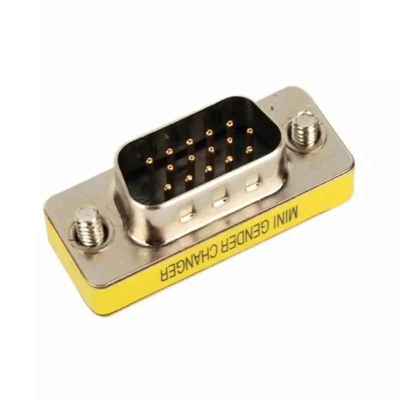 (1Pcs) DA15 Male to Male D-Type Connector 15 Pin 3 Row Adapter for VGA, Industrial, and Communication Systems | DA15 Adapter Male D-Type Connector Pin Row nIs | Durable construction | - Image 2