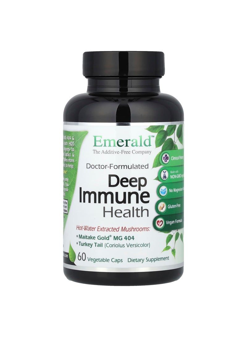 Emerald Laboratories Deep Immune Health, 60 Vegetable Caps