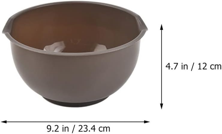 woobles Jewelry Tray Plastic Mixing Mixing Bowls Set 3pcs Nesting Bowls Prep Bowls with Pour Spouts Food Storage for Leftovers Fruit Salads Snacks Microwave and Freezer Safe Plastic Containers - Image 4