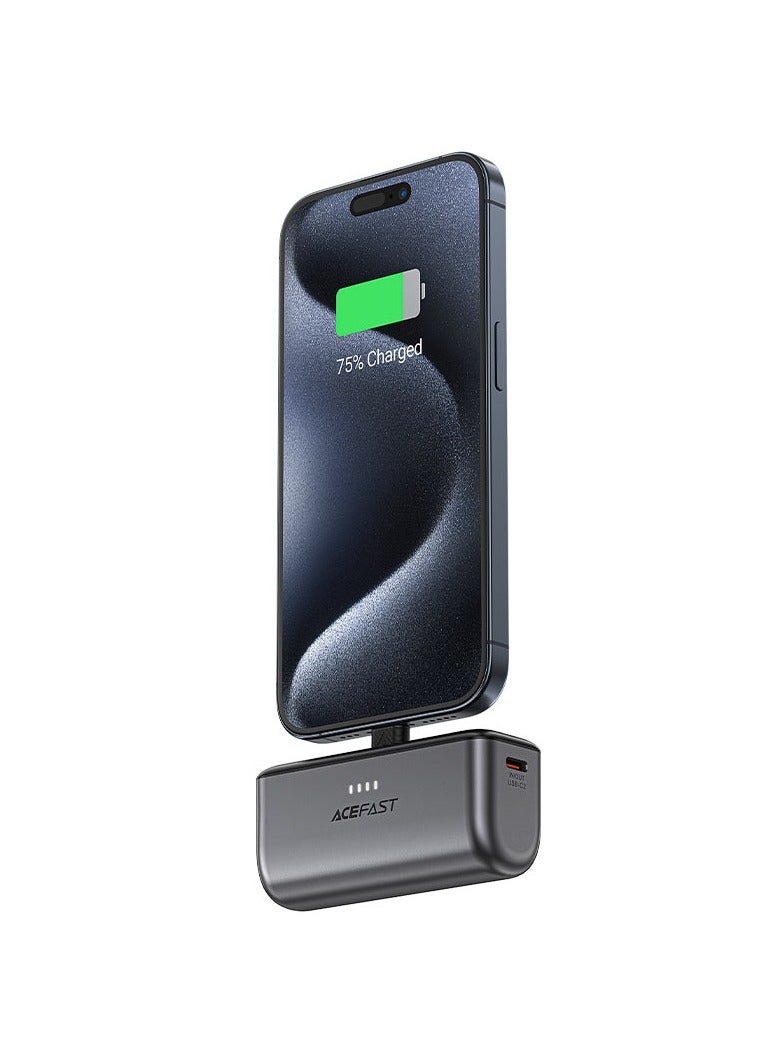 ACEFAST Fast Power Bank – Compact Portable Charger with Foldable In/Out USB-C Plug, High-Speed Charging & Sleek Design (Black) - Image 3