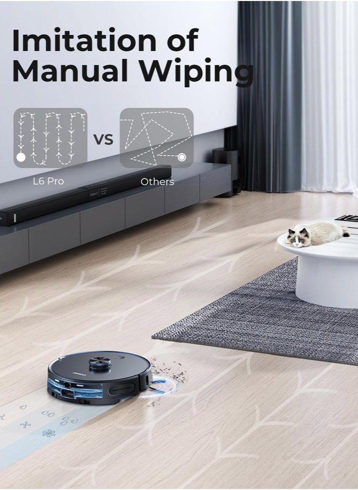 Joshberg - Robot Vacuum and Mop Combo, Robotic Vacuum Cleaner with Self Emptying Station,3 in 1 Robot Vacuum with Lidar Navigation,Smart App Control, Auto Mop Washing and Auto Drying for Pet Hair/Floors/Carpet - Image 1