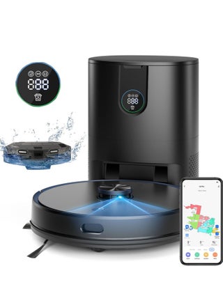 Robot Vacuum and Mop Combo, Robotic Vacuum Cleaner with Self Emptying Station,3 in 1 Robot Vacuum with Lidar Navigation,Smart App Control, Auto Mop Washing and Auto Drying for Pet Hair/Floors/Carpet - pzsku/ZCF1B64807DC9D28AF01EZ/45/_/1734509761/1bb18746-1325-423d-aedc-edae562e5e82
