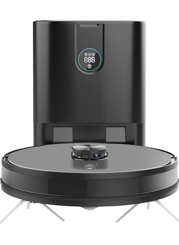 Joshberg - Robot Vacuum and Mop Combo, Robotic Vacuum Cleaner with Self Emptying Station,3 in 1 Robot Vacuum with Lidar Navigation,Smart App Control, Auto Mop Washing and Auto Drying for Pet Hair/Floors/Carpet - Image 1