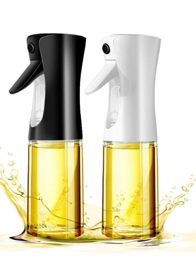 (2 pieces) of refillable sprayer practical and easy to use sprayer oil vinegar and water sprayer used for healthy cooking such as grilling and frying in the air fryer capacity 220 ml (color may vary) - Image 3