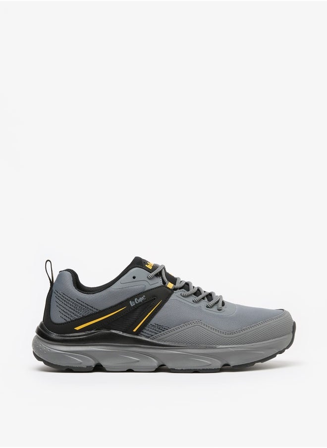 Lee Cooper Men's Panelled Low Ankle Lace-Up Sneakers  - Image 3
