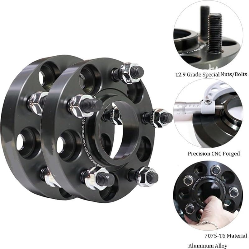 Wivplex 2pcs Aluminum Alloy Wheel Spacers 5x115 - Image 3
