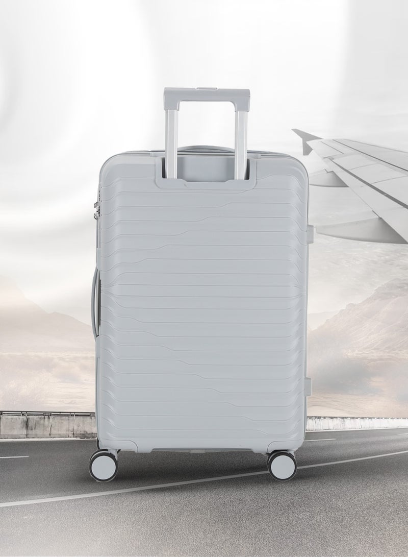 فيبتور مجموعة حقائب سفر بعجلات من 3 قطع مصنوعة من مادة البولي بروبيلين الصلبة وعجلات دوارة مع قفل إدارة أمن النقل - Image 5