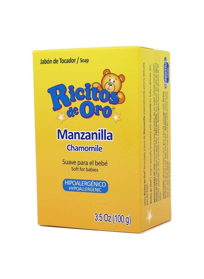 Ricitos De Oro Baby Cleansing Bar Soap with Extract Calming Effect, Chamomile, 6-Pack of 3.5 Oz Each Soap, 6 Soaps - Image 3