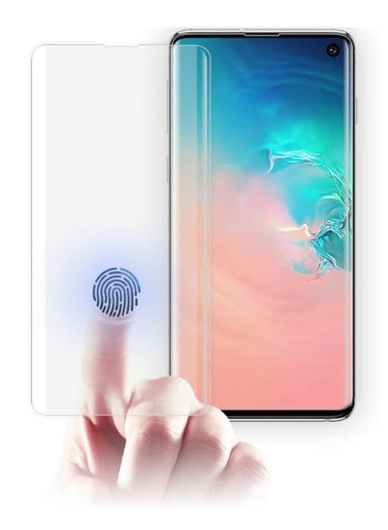 MIGOFAST Screen Protector for S10 Plus UV Tempered Glass, Film HD Screen Saver, 9H Hardness, Bubble-free Screen Replacement Protector Film - Image 1