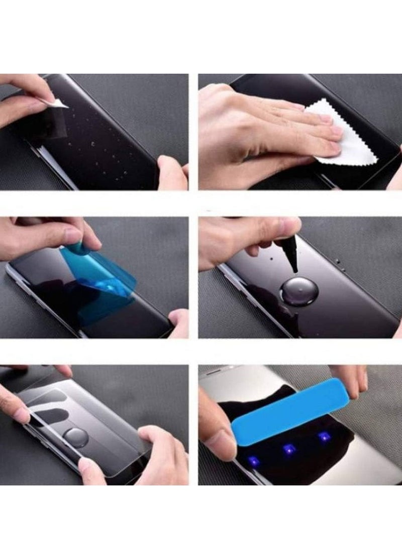 MIGOFAST Screen Protector for S10 Plus UV Tempered Glass, Film HD Screen Saver, 9H Hardness, Bubble-free Screen Replacement Protector Film - Image 4