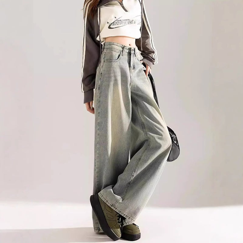Unisex Classic Denim Jeans Loose Fit Daily Outdoor Wear - Image 4