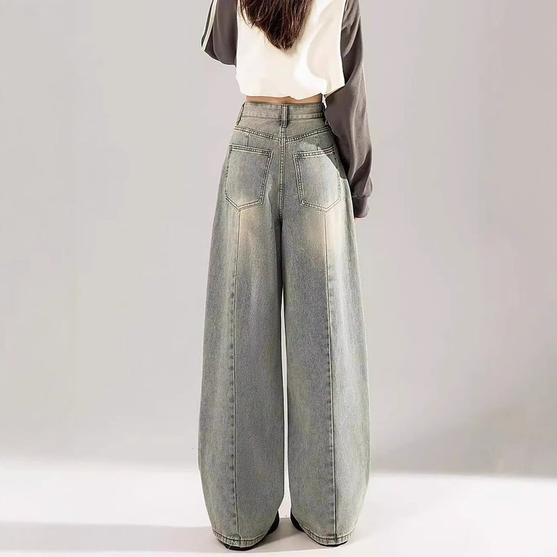 Unisex Classic Denim Jeans Loose Fit Daily Outdoor Wear - Image 5