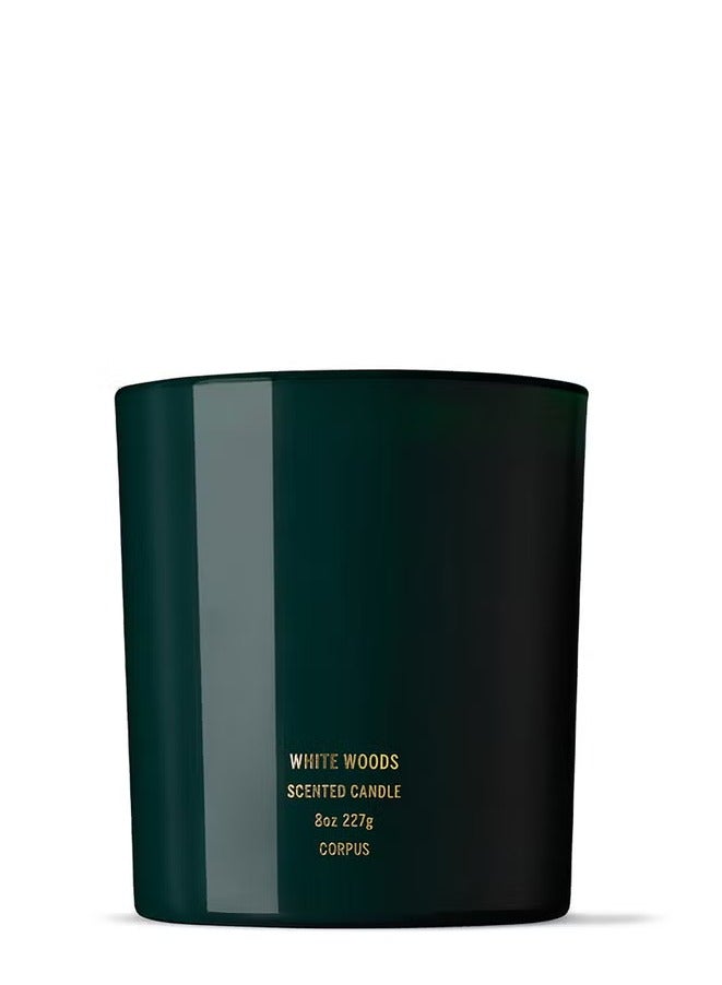 Corpus White Woods Soy Wax Candle 227g - Image 1