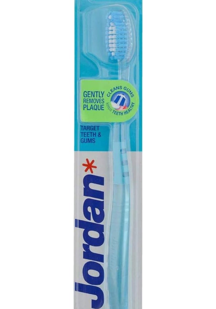 Jordan Target Teeth & Gums Toothbrush, Soft - Assorted Colors - Image 1