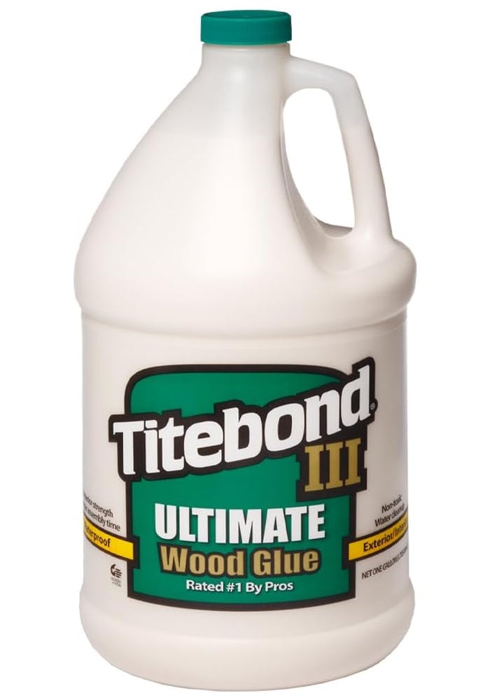 Titebond III Ultimate Waterproof Wood Glue - 1 Gallon, Tan - Image 1