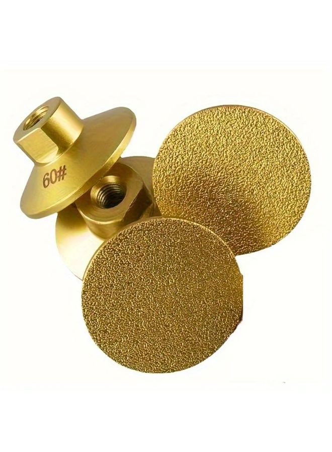 3pcs Diamond Grinding Heads 45 60 Grit Hard Alloy For Marble Quartz Granite Ceramic Tiles Concrete Professional DIY Grinder Power Tool - Image 4