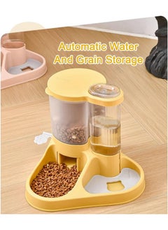FEELING MALL Dog Cat 2 In 1 Bowl New Dual Dog Pet Supplies Feeding Food Feeder Automatic Water Tanker Cat Pet Bowl | Automatic Feeder Cat Automatic Water Feeder Water Drinker  - Image 4