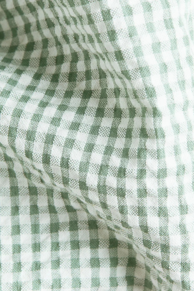 H&M 2-piece cotton seersucker set