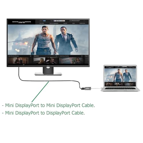 USBCele USB-C (Thunderbolt 3) to Mini DisplayPort Adapter, USB Type C to Mini Display Port 4K Cable Adapter for MacBook Pro, iMac, LED Cinema Display and More - Image 4