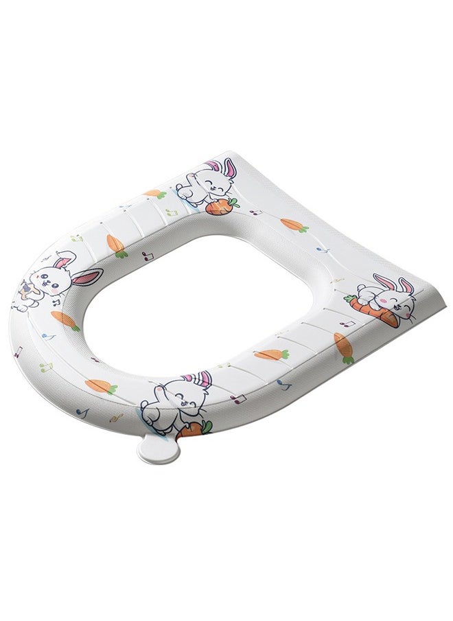 NKX Set of 4 Washable Waterproof Toilet Seat Cover  - Image 3