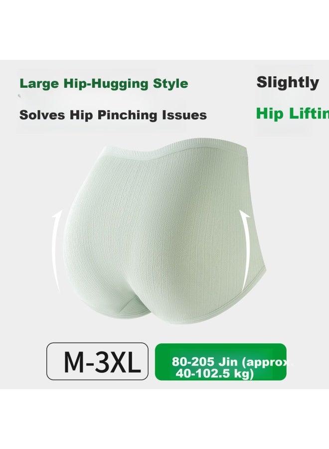 Gujin High Waist Plus Size Women's Cotton Antibacterial Tummy Control Hip Lift Breathable Underwear For Plus Size Women 10a - Image 4