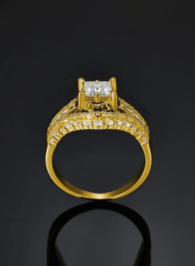 Take Two Embellished Wide Band Ring